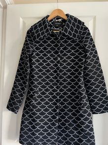 Black with White Dressy Coat    Atmosphere     New with tags    Size 10