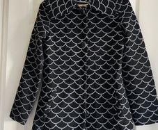 Black with White Dressy Coat    Atmosphere     New with tags    Size 10