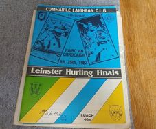 1982 Leinster Hurling final programme