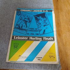 1982 Leinster Hurling final programme