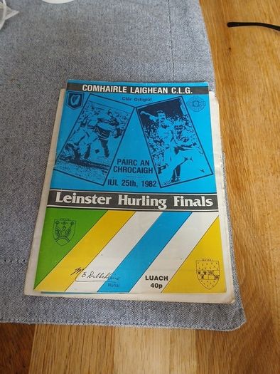 1982 Leinster Hurling final programme