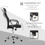Office Chair Mesh Chair with Adjustable Height Black Image 6