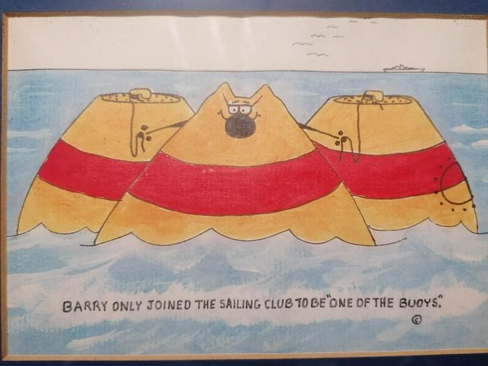 Nautical Humour Signed Clive Gardner Print