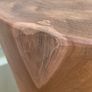 Solid Suar Wood Boho Hourglass Side Table / Stool Image 4