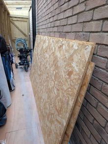 Four 8x4 plywood sheets