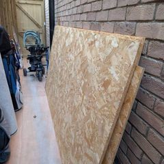 Four 8x4 plywood sheets