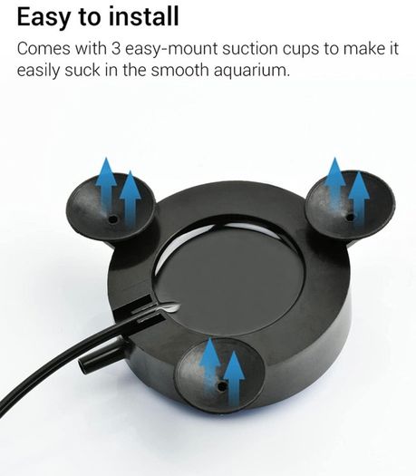 Aquarium Volcano Ornament Kit, Air Bubbler Decorations for Fish Tank, Aquarium Air Bubbler with LED Light (FREE POSTAGE)