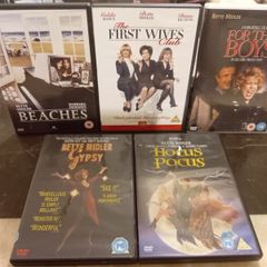 Bette Midler DVD collection bundle lot Beaches, Gypsy, Hocus Pocus, Etc