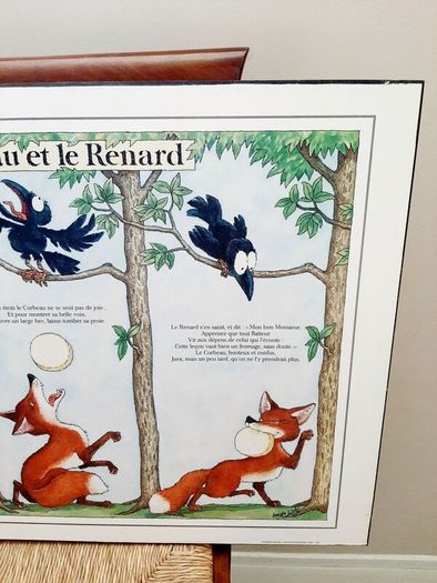 'Le Corbeau et Le Renard' poem picture