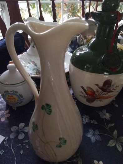Beleek Jug/Ewer/ Pitcher Shamrock Green 6th Mark