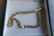 Vintage 9c 375 Gold Solid Yellow Gold  Bangle Bracelet L-7,5"  3,4g and Box
