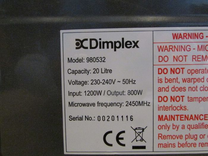 Dimplex Microwave