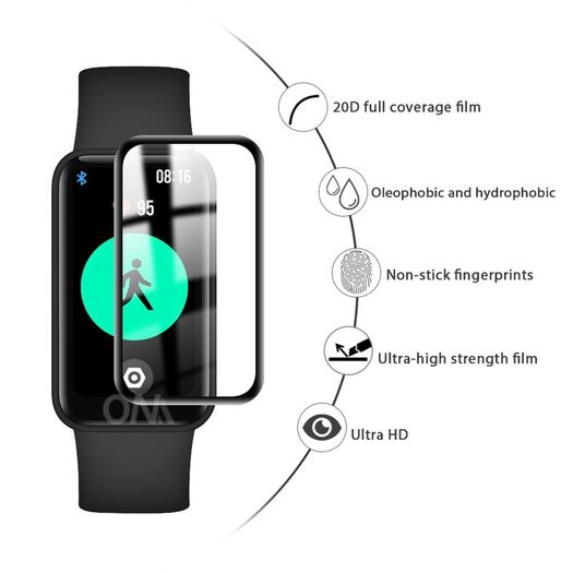 Screen Protector Cover for Xiaomi Redmi  Band  Curved Edge Soft Protective Film for Redmi Band (Not Glass)
