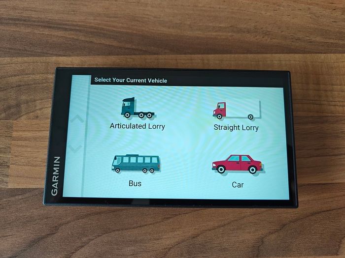 Garmin LGV 610 HGV sat nav - Eircodes - Europe map 2027