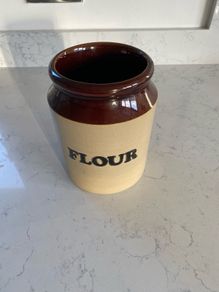 Vintage Flour Jar