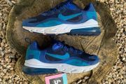Nike Air Max 270 Navy Blue Suede Black White