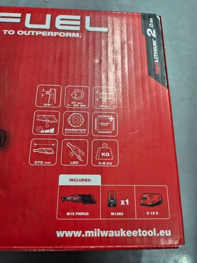Milwaukee M12 Fuel 3/8' Ratchet Kit
