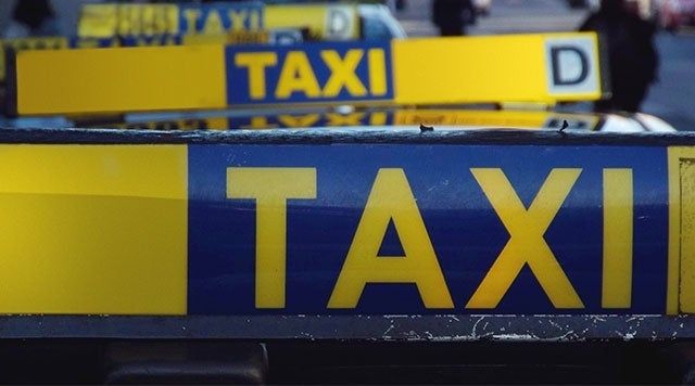 Taxi plate wheelchair