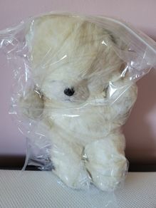 Old Style White Teddy Bear