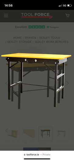 Portable Folding Workbench