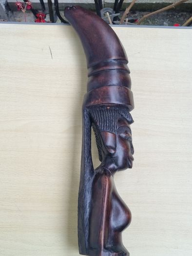 Large traditional African wooden sculpture
