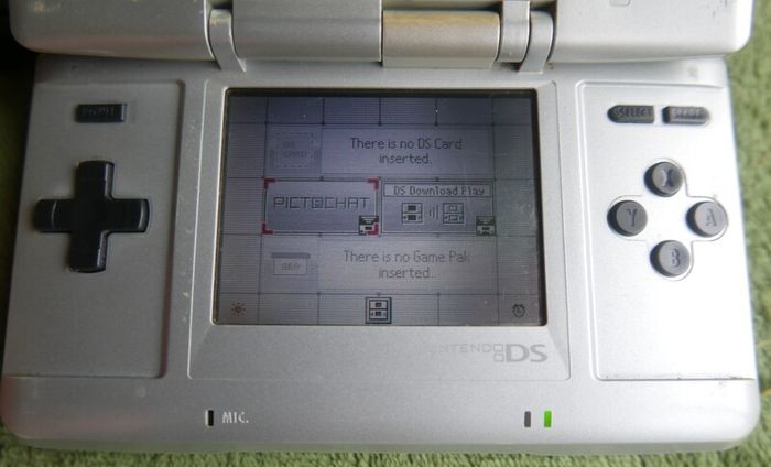 Nintendo DS Game Boy Console Original Silver - works well