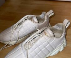 Authentic Burberry Ramsey Quilted Leather Sneakers