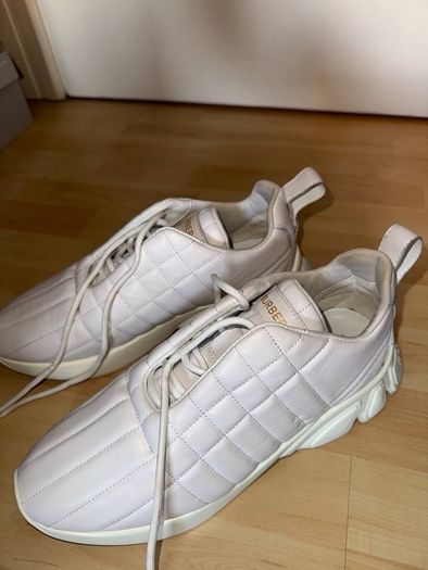 Authentic Burberry Ramsey Quilted Leather Sneakers