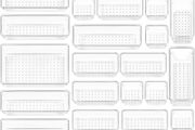 NEW SALE |  25 Pack Desk Drawer Organiser with 4 Size Makeup/Fridge Organiser, Plastic Storage Drawers for Kitchen, Bedroom, Office, Utensils