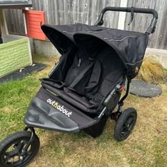 Out and about double buggy