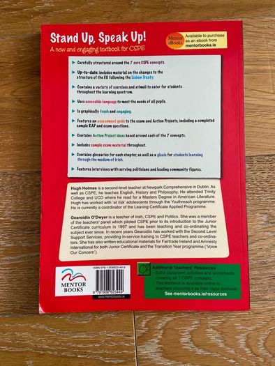 Stand Up, Speak Up, Junior Certificate CSPE Book