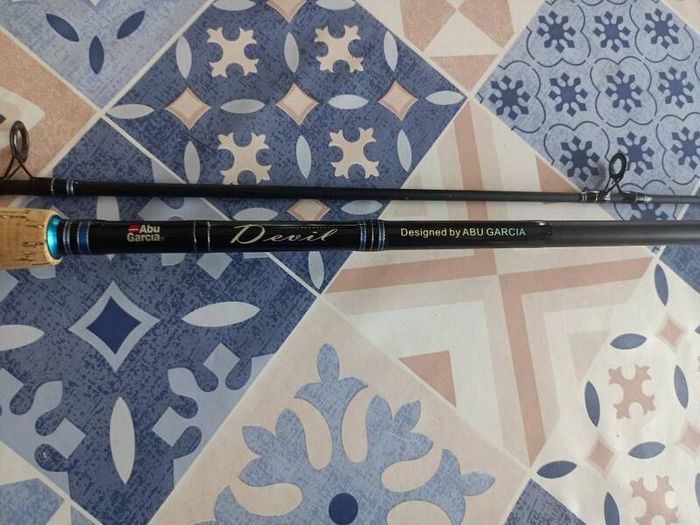 Abu Garcia Devil fishing rod.