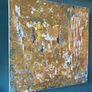 Architectural Opulence Meets Quiet Luxury Original Abstract Art Irish Artist Gold Art Gold Painting Image 6