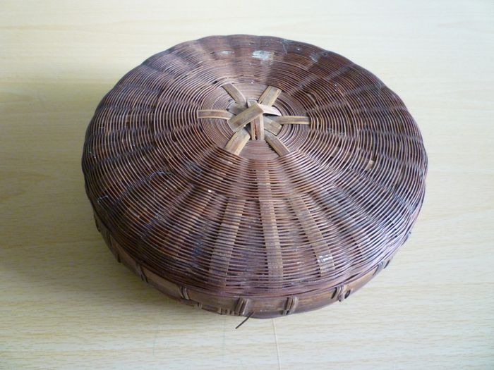 Wooden Napkin Ring holders-set Of 5 Vintage With Storage Box