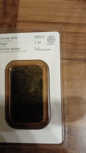 1 Oz  Gold Sealed Bar