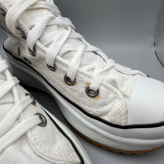 Converse Run Star Hike Platform Trainers White JW Anderson Womens UK 5 EU 38