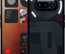Nothing Phone (3a) 128 GB - mobile phone with 32 MP front camera, 30x ultra zoom, 6.77" FHD+ flexible AMOLED display - Black (Used Like New)