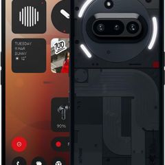 Nothing Phone (3a) 128 GB - mobile phone with 32 MP front camera, 30x ultra zoom, 6.77" FHD+ flexible AMOLED display - Black (Used Like New)