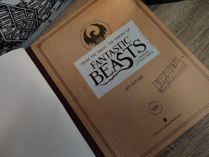 Inside the Magic: The Making of Fantastic Beasts and Where to Find Them ! Hardcover ! 2016 ! by Harper Collins ! Harry Potter !