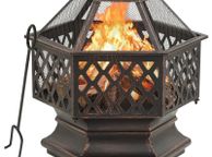 main image for ad Rustic Fire Pit with Poker 76 cm XXL Steel