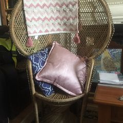 Reduced!! Vintage peacock chair