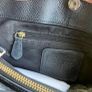 Coach black leather handbag Image 4