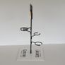 Gordon's Gin metal glass display stand holds 4 glasses Image 7