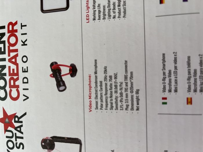 Content creator video kit to use with your own smartphone.