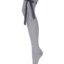 Gray ribbed overknees with a ribbon Image 6