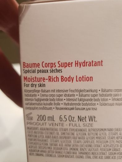 FREE Tote Bag or make up bag - Clarins Body Hydration Essentials- Brand New Boxed 3 piece Set