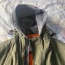 Green parka jacket Image 3