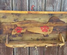 Rustic Dog Station / Organiser / Storage