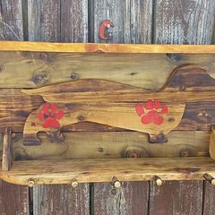 Rustic Dog Station / Organiser / Storage