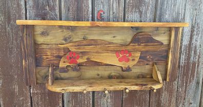 Rustic Dog Station / Organiser / Storage